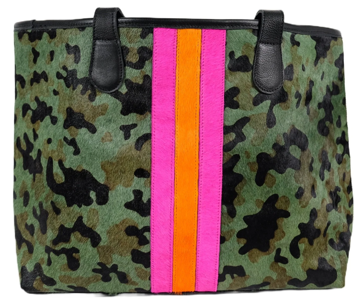 Camo tote bag pink stripe hotsell